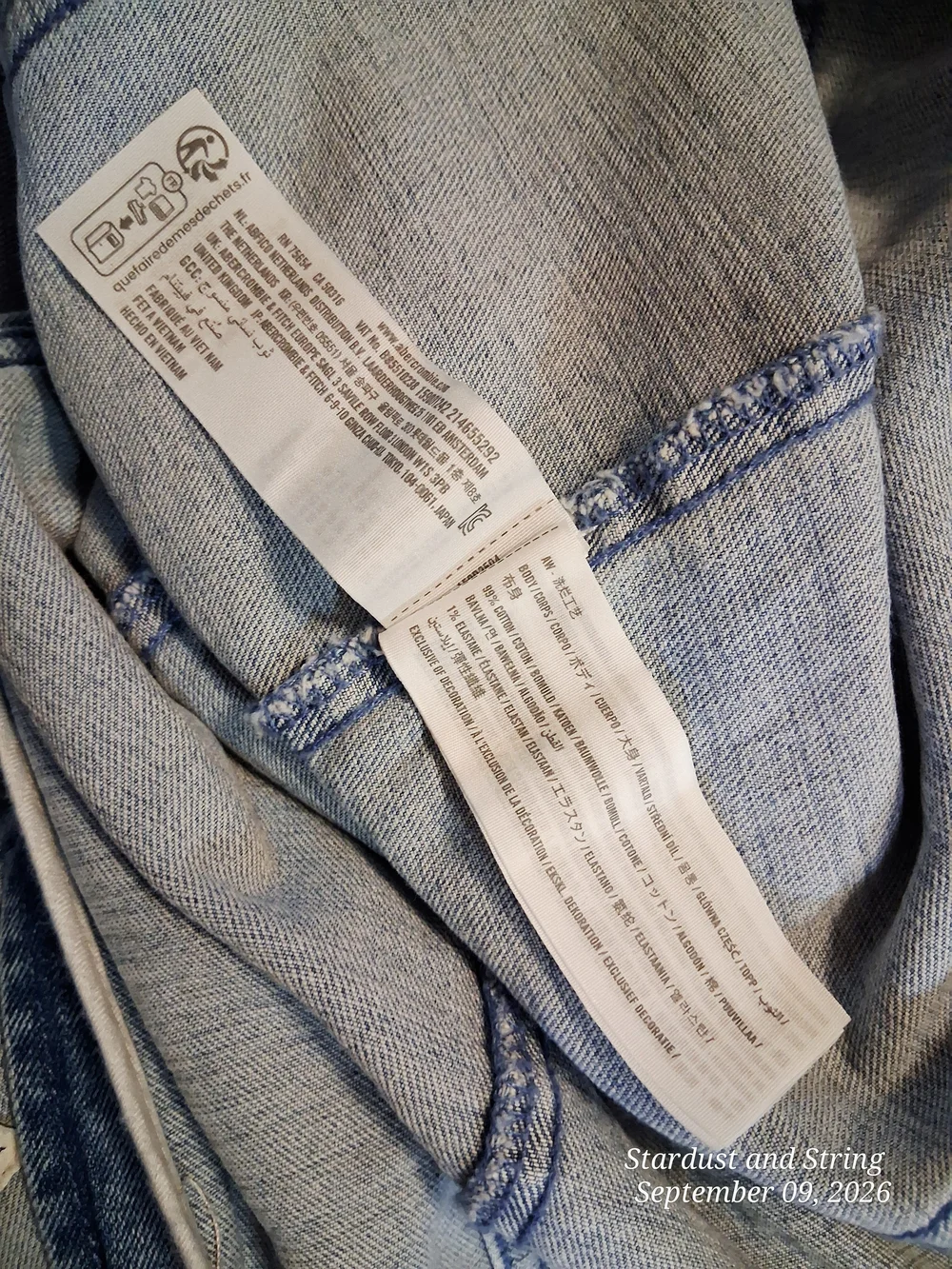 Abercrombie & Fitch Light Blue Denim Button-Down Maxi Dress